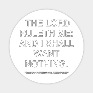 Psalm 22 Douay-Rheims 1899 American Edition Magnet